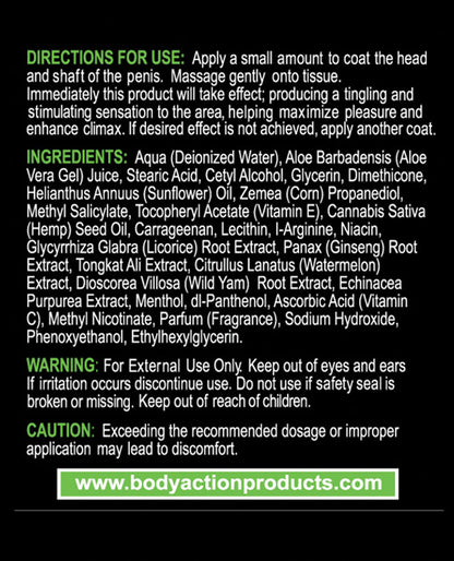 HEMPLEASURE FOR MEN 1/2 OZ
