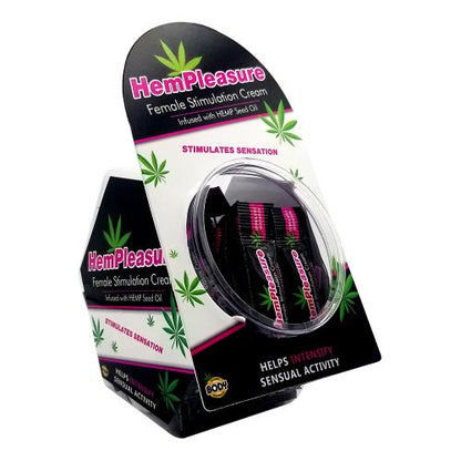 HEMPLEASURE FOR WOMEN SAMPLE PACKET 50 PC FISHBOWL DISPLAY