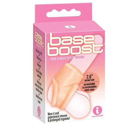 9'S BASE BOOST COCK & BALL SLEEVE