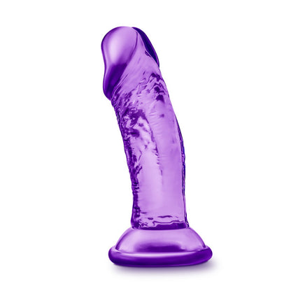 B YOURS SWEET N SMALL 4IN DILDO W/ SUCTION CUP PURPLE