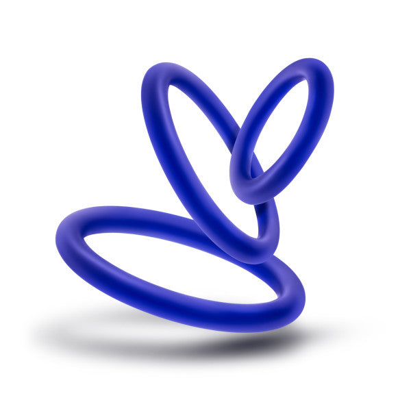 PERFORMANCE VS4 PURE PREMIUM SILICONE COCKRING SET INDIGO