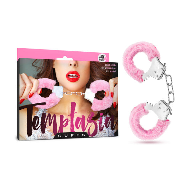 TEMPTASIA FURRY PINK CUFFS
