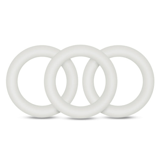 PERFORMANCE VS2 PURE PREMIUM SILICONE COCKRINGS SMALL WHITE