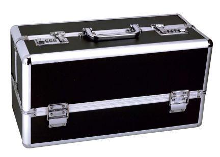 LOCKABLE VIBRATOR CASE BLACK LARGE