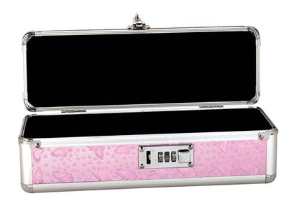 LOCKABLE VIBRATOR CASE PINK SMALL