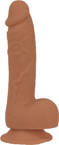 ADDICTION 100% SILICONE STEVEN 7.5IN CARAMEL
