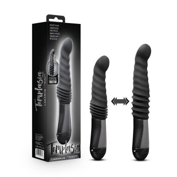 TEMPTASIA LAZARUS THRUSTING DILDO BLACK