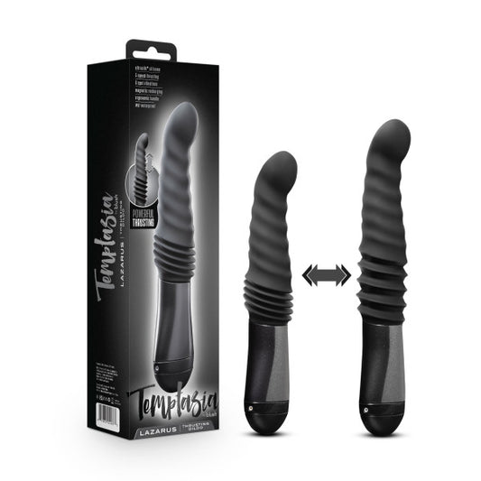 TEMPTASIA LAZARUS THRUSTING DILDO BLACK