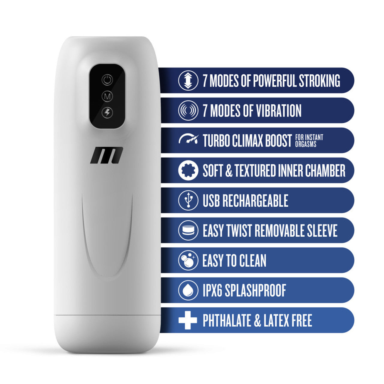 M FOR MEN ROBO-BATOR WHITE