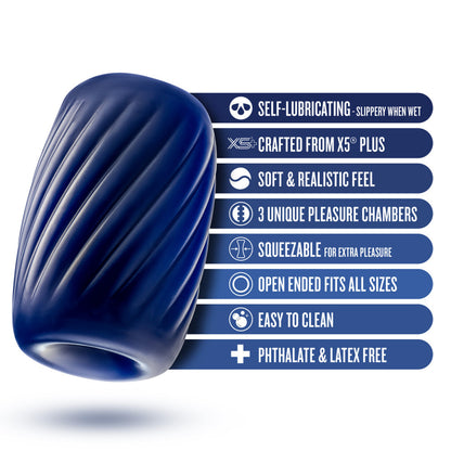 RIZE TURBINE SELF LUBRICATING STROKER BLUE