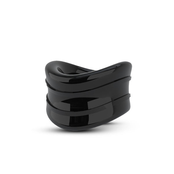 STAY HARD BEEF BALL STRETCHER SNUG 1IN DIAMETER BLACK
