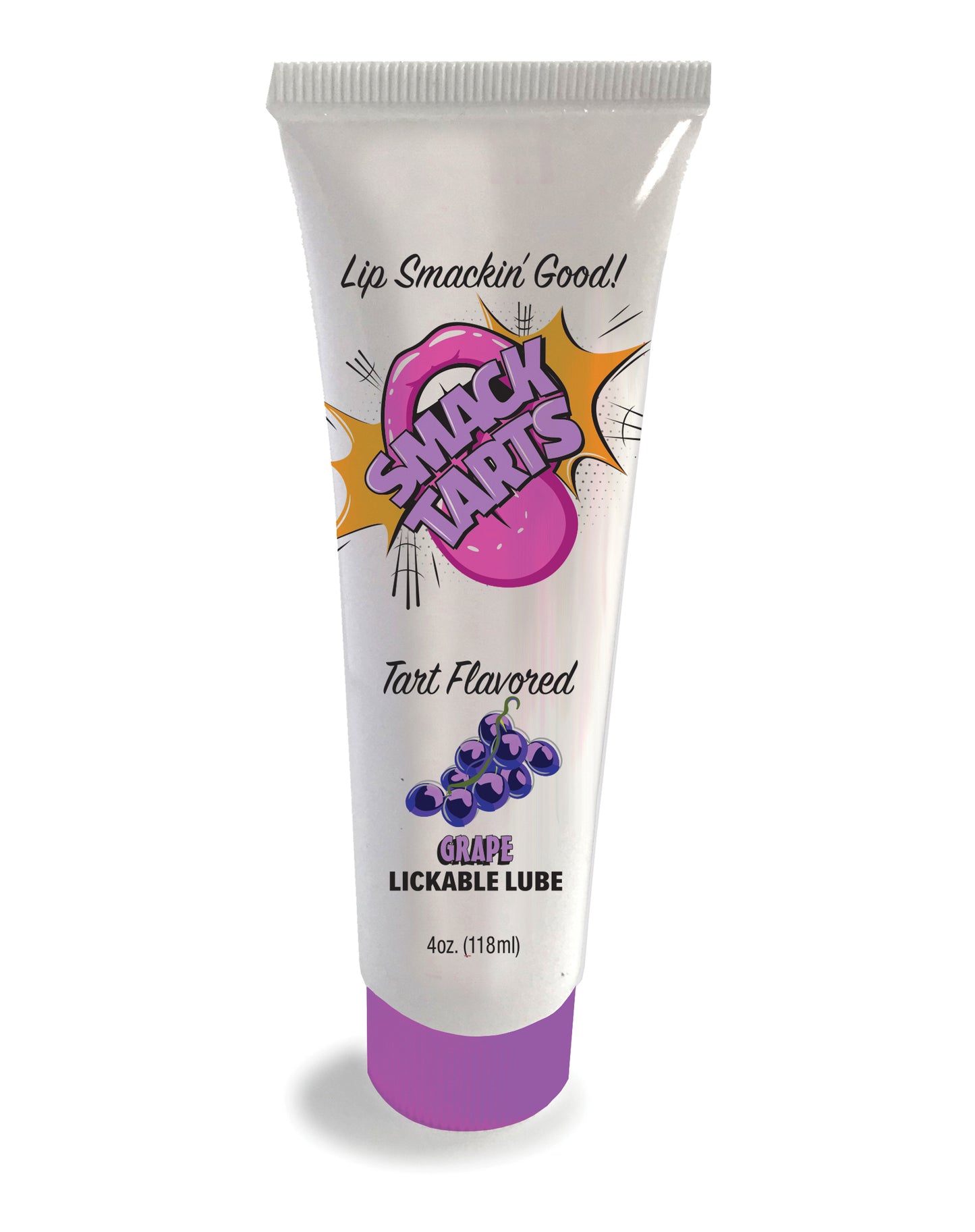 SMACK TARTS LICKABLE LUBE SOUR GRAPE 4 OZ