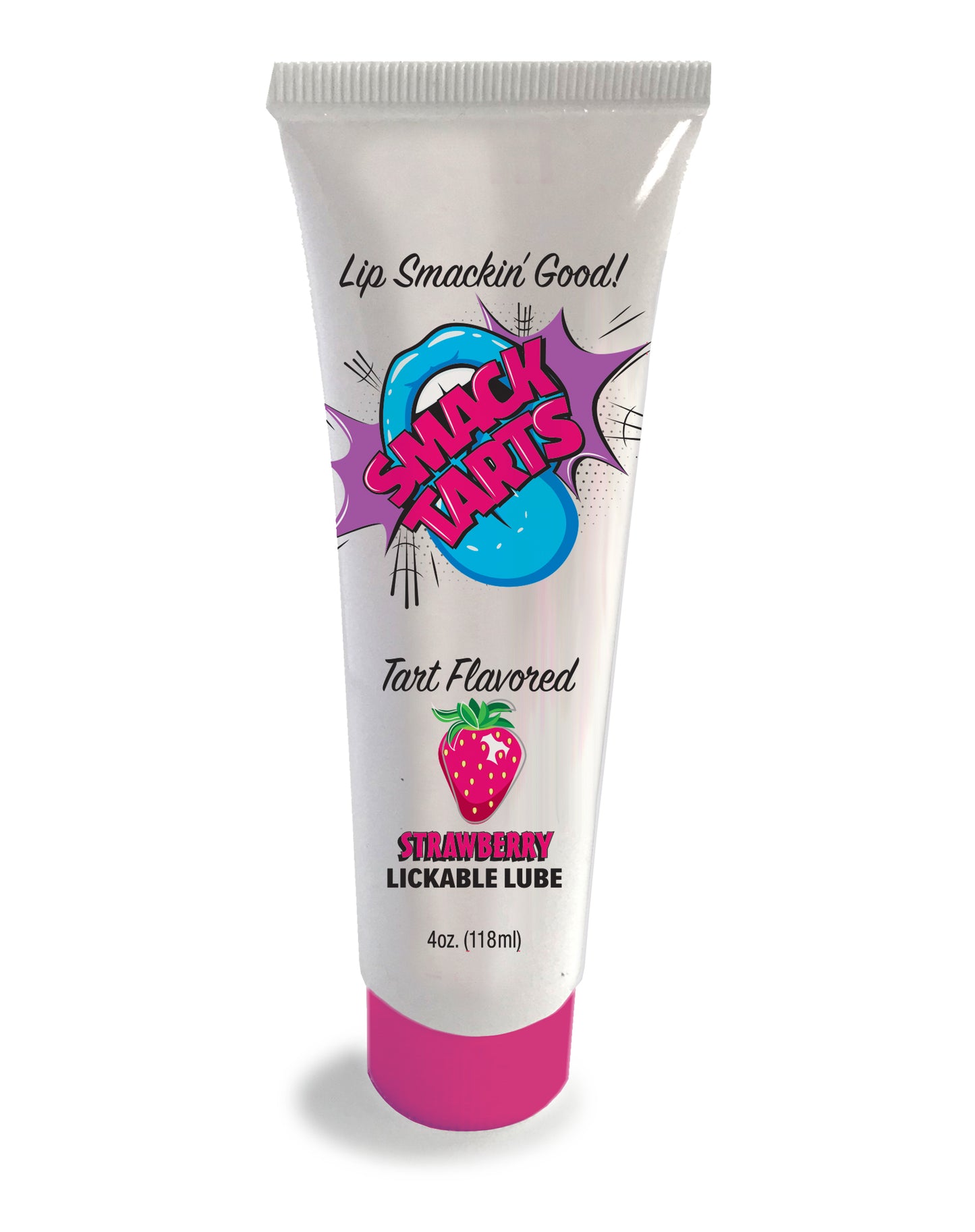 SMACK TARTS LICKABLE LUBE SOUR STRAWBERRY 4 OZ