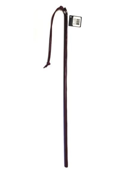 24IN LEATHER WRAPPED CANE BURGUNDY