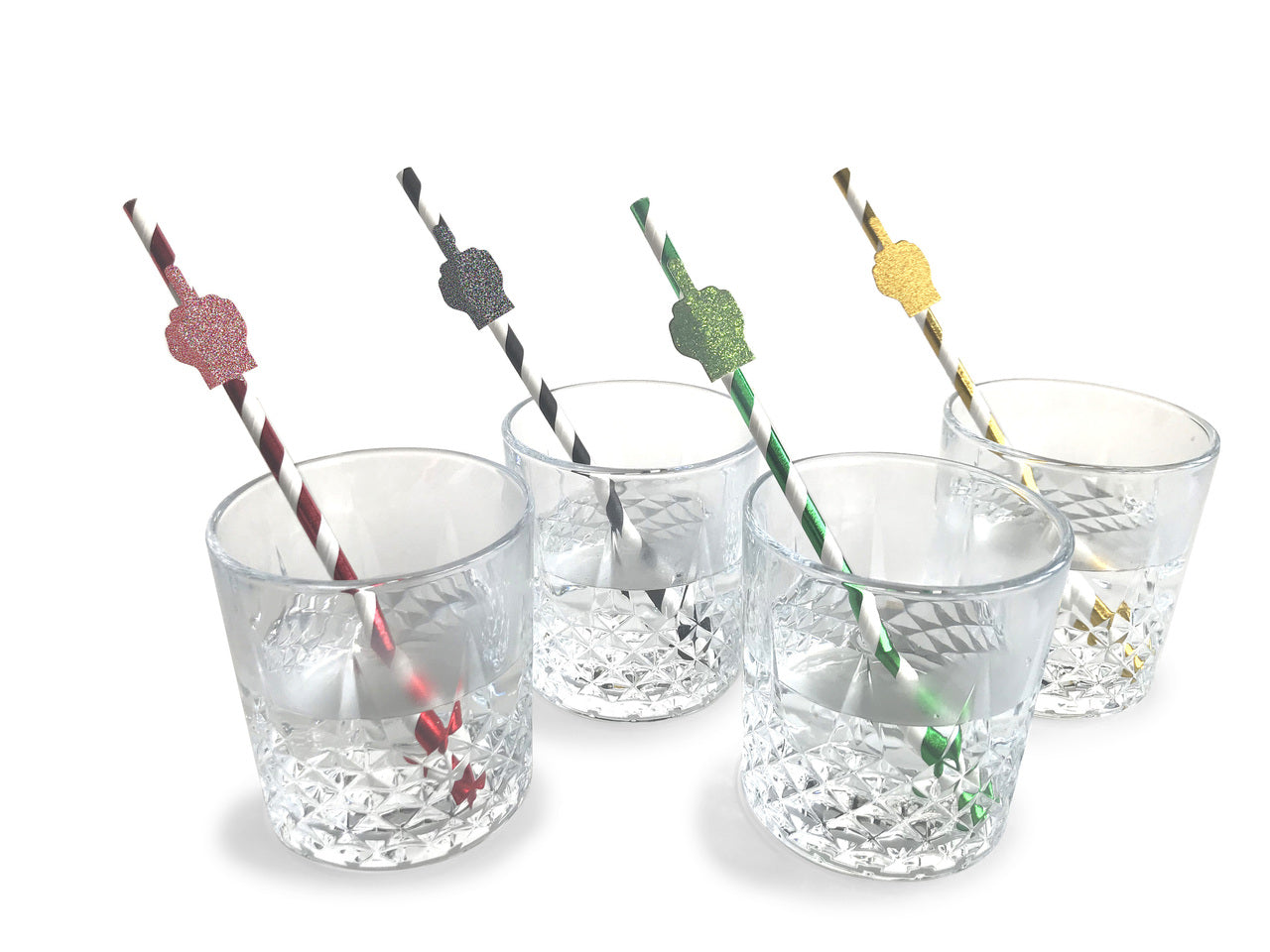 HAPPY F*ING BIRTHDAY TALL PARTY STRAWS