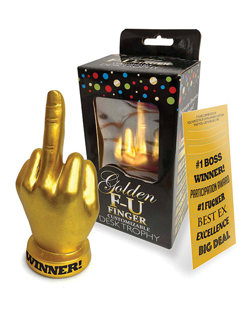 GOLDEN F-U FINGER TROPHY