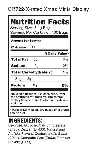 XMAS AMUSEMINTS 100PC DISPLAY