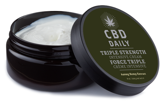 CBD DAILY INTENSIVE CREAM TRIPLE STRENGTH 8 OZ