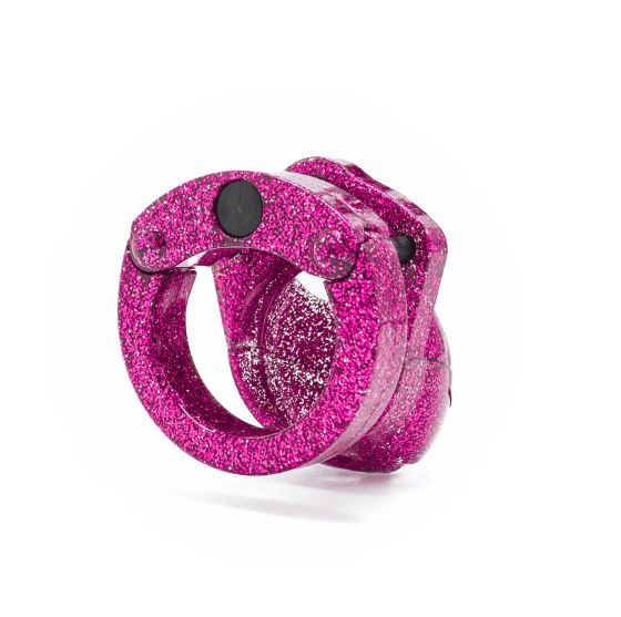 CB MINI ME PINK GLITTER CHASTITY KIT