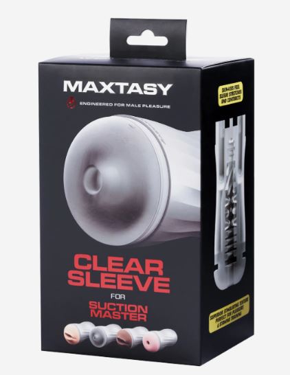 MAXTASY SUCTION SLEEVE STANDARD CLEAR REPLACEMENT