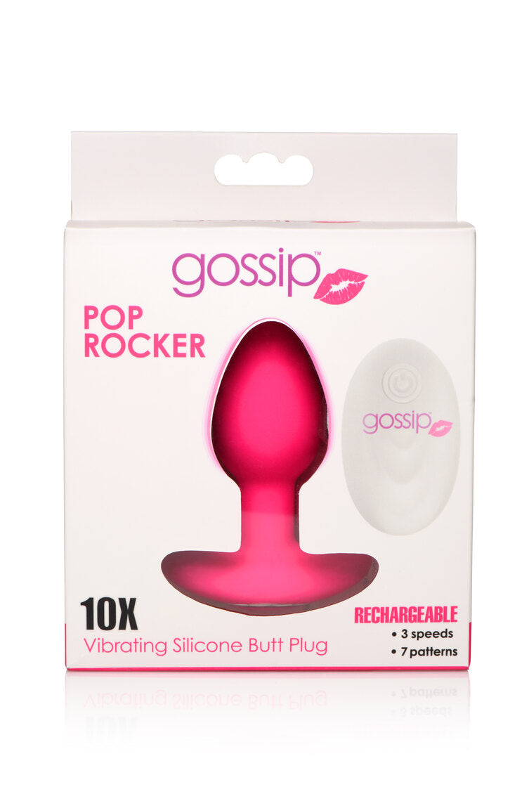 GOSSIP 10X POP ROCKERS PLUG W/ REMOTE MAGENTA