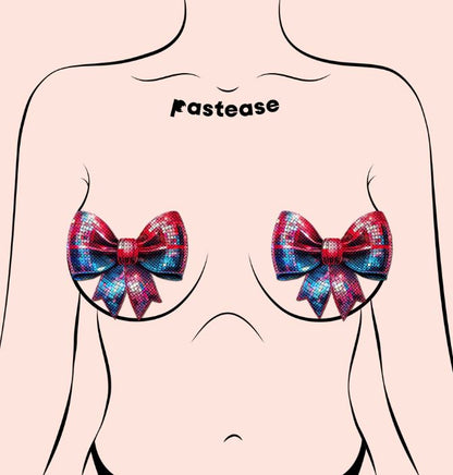 DISCO BALL BOW PASTIES