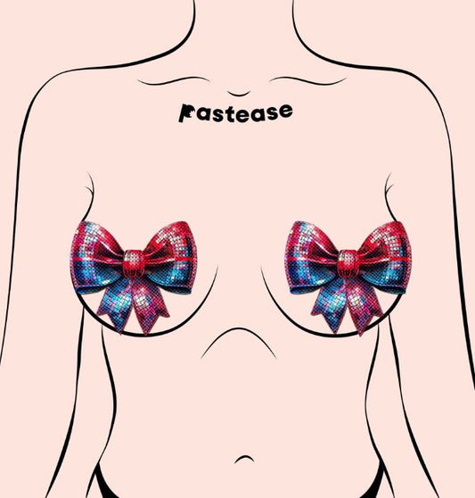 DISCO BALL BOW PASTIES
