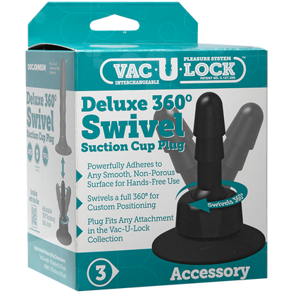 VAC-U-LOCK DELUXE 360 SWIVEL SUCTION CUP PLUG