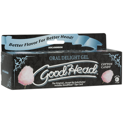 GOODHEAD ORAL DELIGHT GEL 4 OZ COTTON CANDY