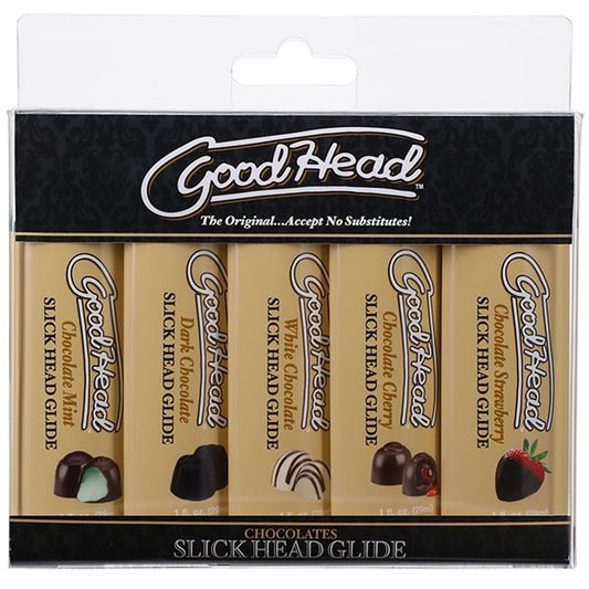 GOODHEAD ORAL DELIGHT GEL 5 PK CHOCOLATES