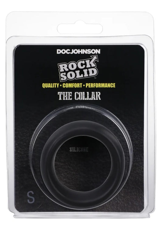 ROCK SOLID COLLAR LARGE BLACK
