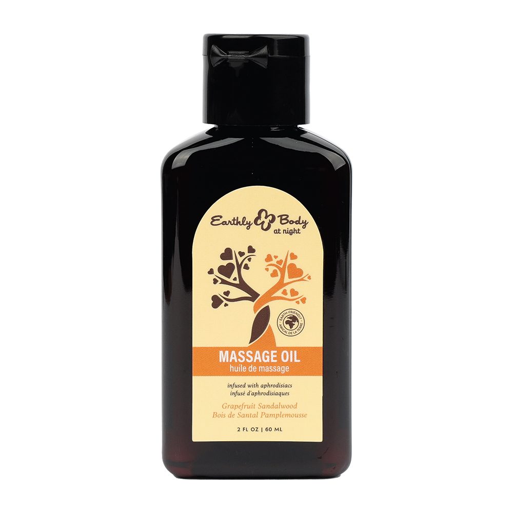 HEMP SEED BY NIGHT MASSAGE OIL APHRODISIAC COLLECTION GRAPEFRUIT SANDALWOOD 2OZ