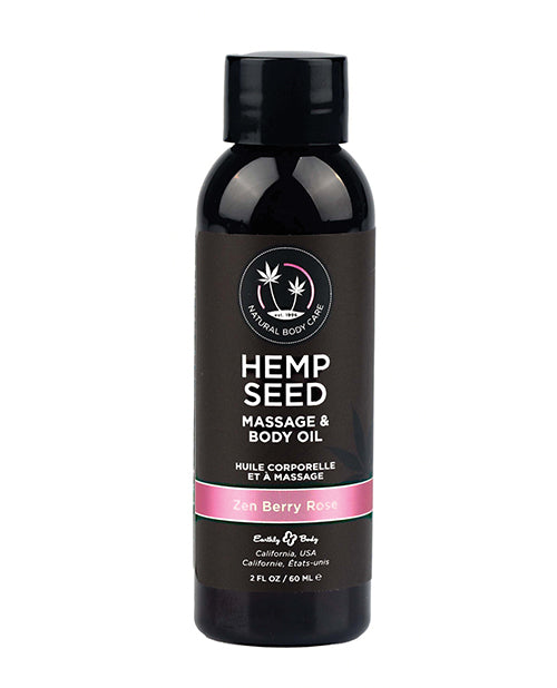 MASSAGE & BODY OIL ZEN BERRY ROSE 2OZ