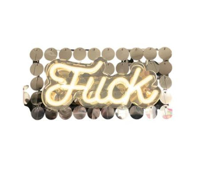 NEON FUCK LIGHT UP SIGN