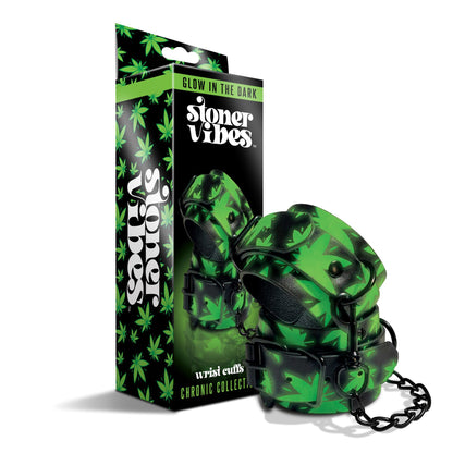 STONER VIBES WRIST CUFFS GLOW IN THE DARK CHRONIC COLLECTION
