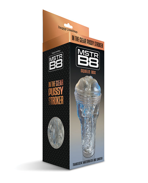 MSTR B8 IN THE CLEAR PUSSY STROKER