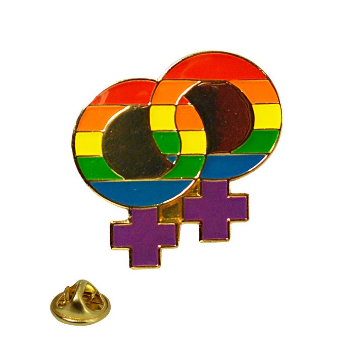 LAPEL PIN RAINBOW DOUBLE FEMALE