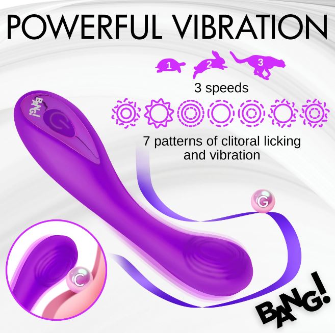 G-SPOT SILICONE VIBRATOR PURPLE