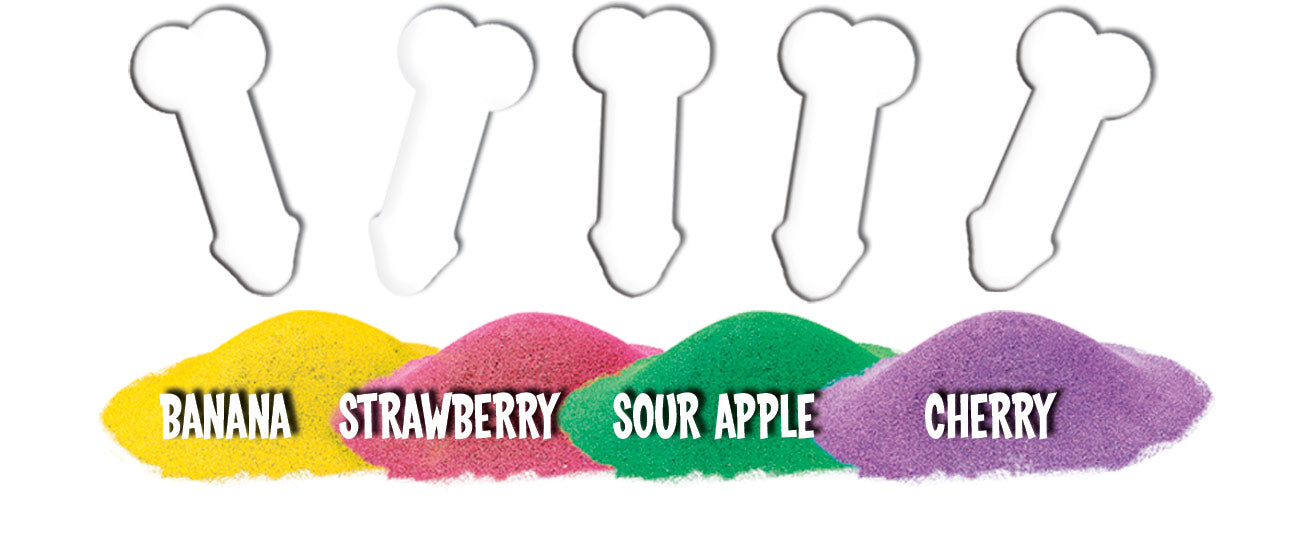 DICK N DIP PECKER CANDY FUN DIP ASST FLAVORS 40PC DISPLAY