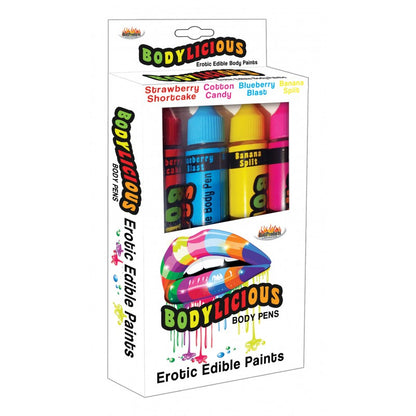BODYLICIOUS EDIBLE BODY PENS 4PK