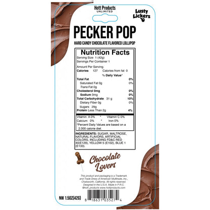 PENIS POP CHOCOLATE LOVERS