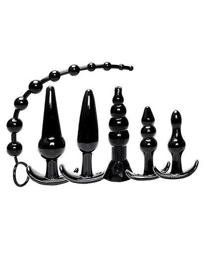 TRY-CURIOUS ANAL PLUG KIT BLACK