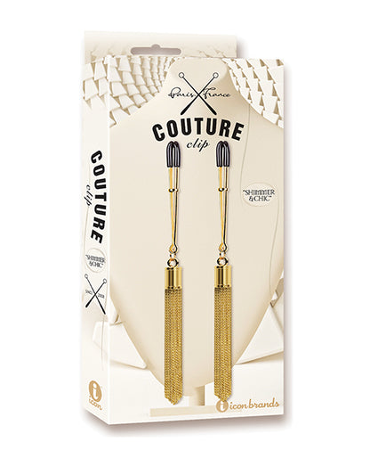 COUTURE CLIPS SHIMMER & CHIC LUXURY NIPPLE CLAMPS