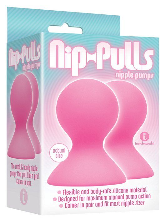 9'S SILICONE NIP PULLS PINK