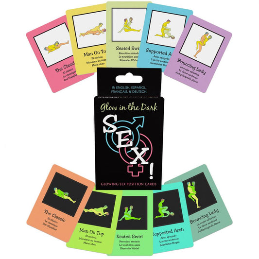 GLOW-IN-THE-DARK SEX! CARDS