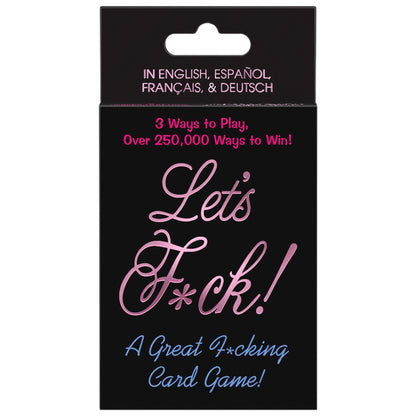 LET'S F*CK CARD GAME