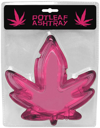 PINK POTLEAF ASHTRAY