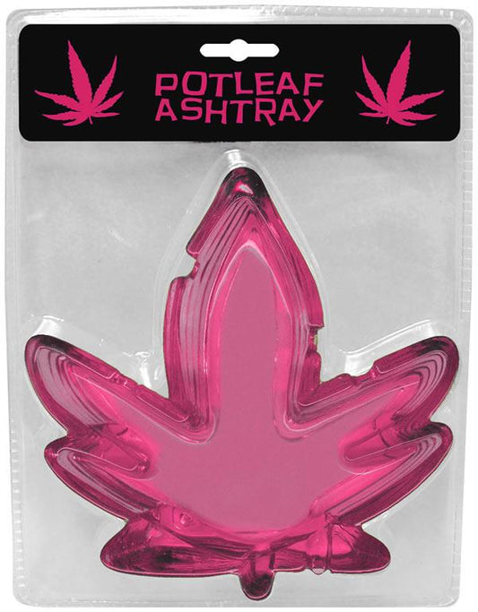 PINK POTLEAF ASHTRAY