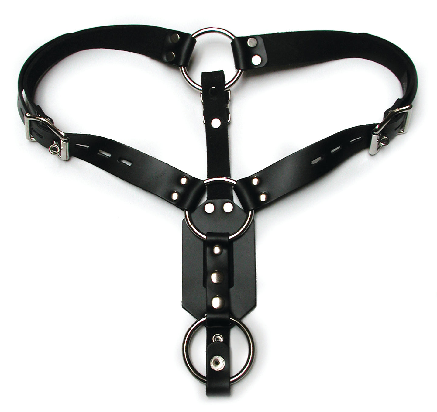 BUTT PLUG HARNESS W/COCK RING