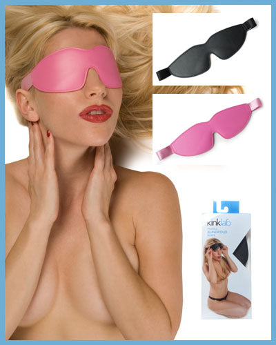 BLACK PADDED BLINDFOLD